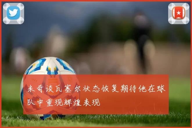 米奇谈瓦塞尔状态恢复期待他在球队中重现辉煌表现